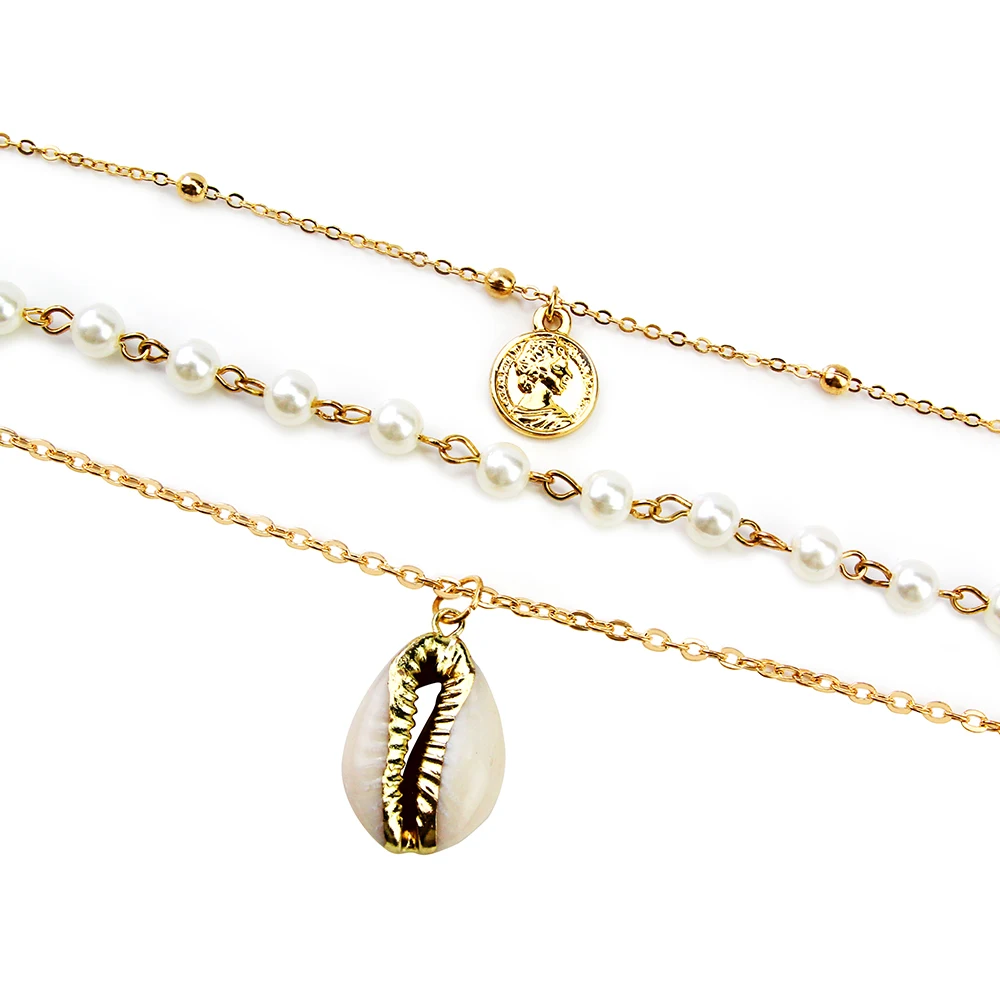 Lepenn Новое поступление ювелирные изделия трендовая массивная оболочка золотого