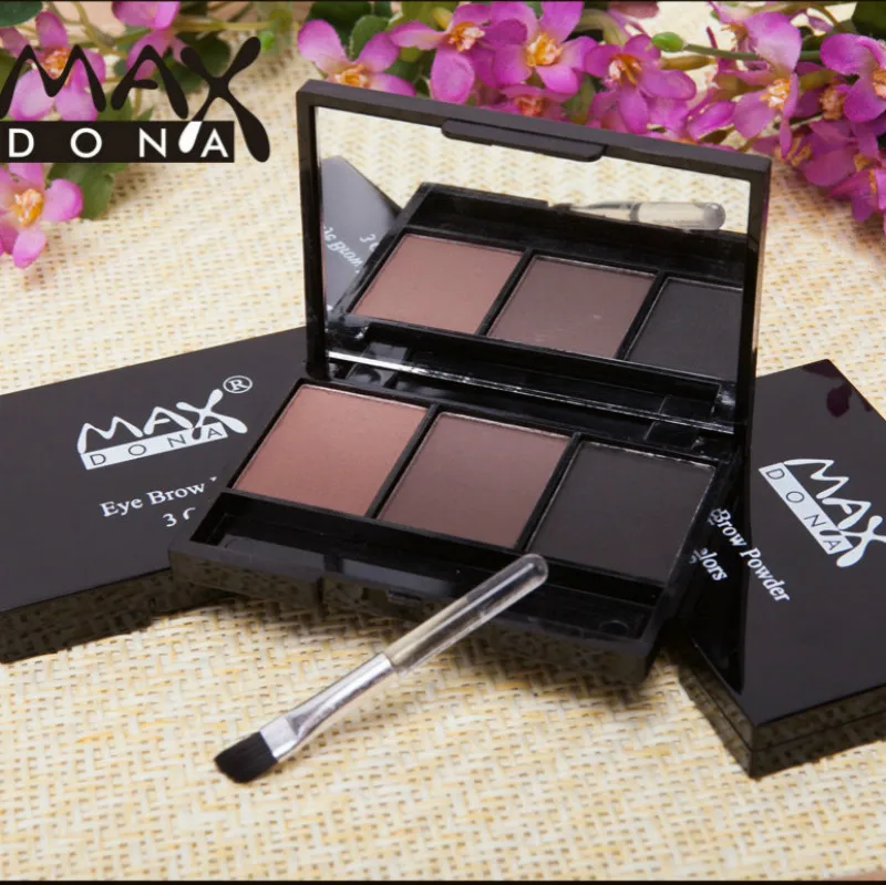 

3 Color Eyebrow Powder Palette matte Eye Brow Professional Waterproof long lasting With brand Beauty Makeup Cosmetics