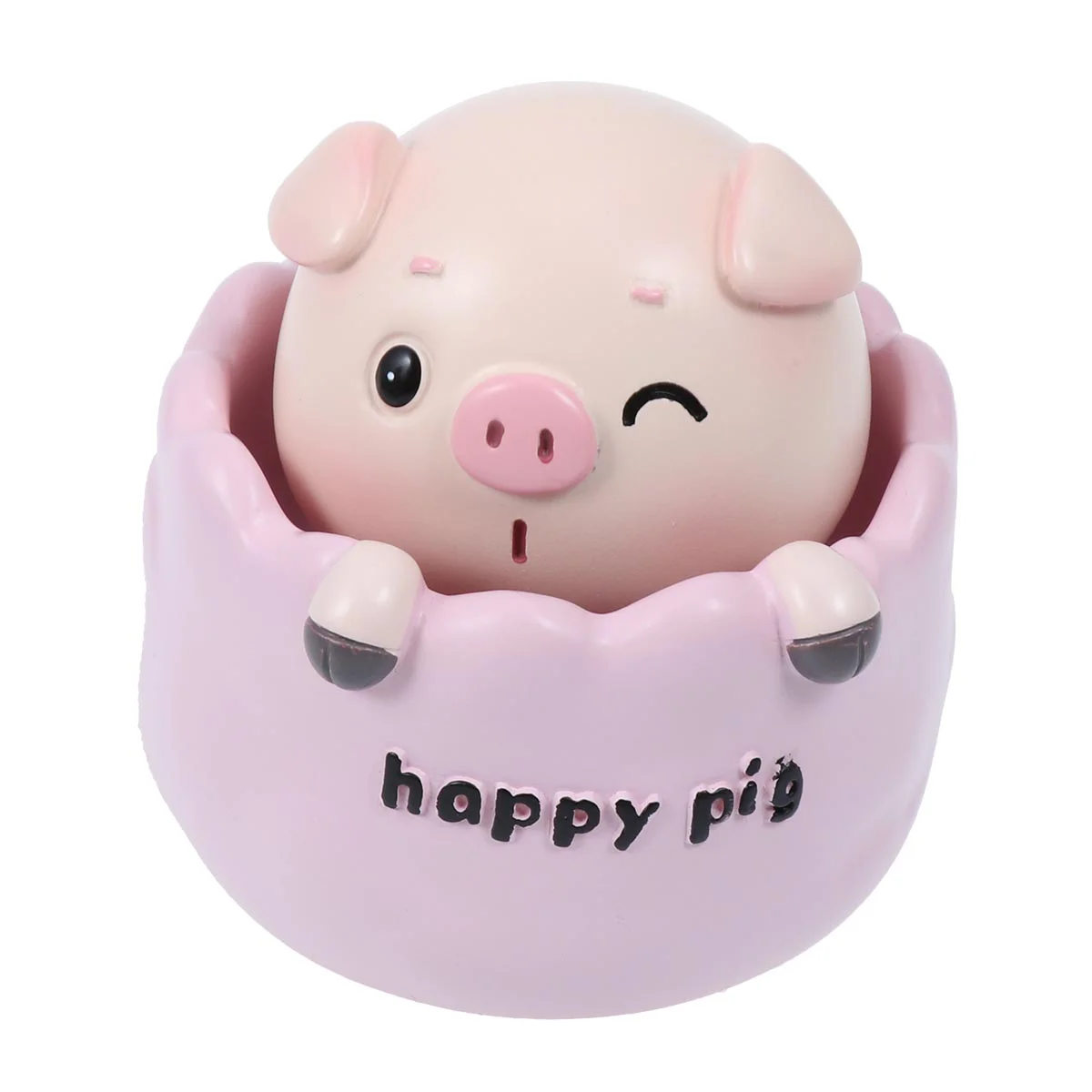 Spring Creative Car Ornament Shaking Head Interior Decor Swing Piggy Kids Funny Gift for Home Ornaments | Дом и сад