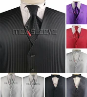 suits business formal dress premium waistcoat set