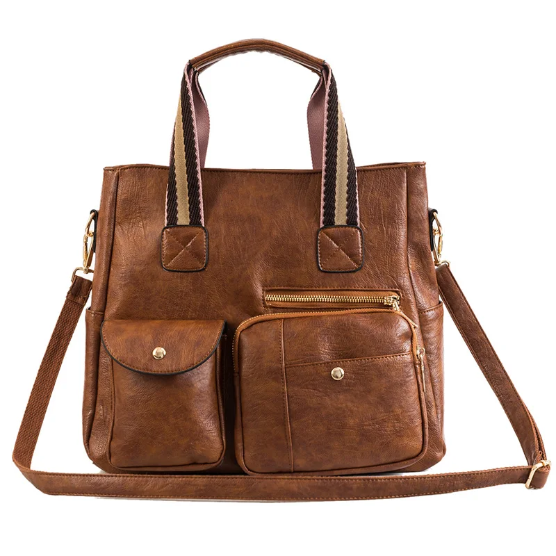 

2020 New Winter Handbag One Shoulder Crossbody Fashion Large Capacity Women's Bag Vintage Multifunction Travel Pack D183