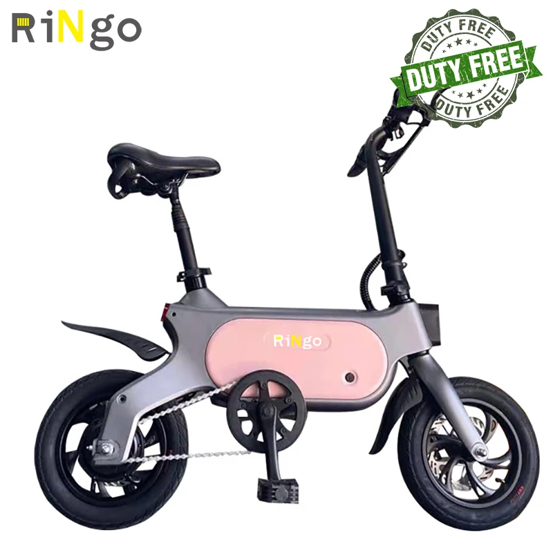 

Легкий Электрический велосипед RINGO RG1202d для взрослых, 12-дюймовый колесо 250 Вт 48 в 12 Ач 25 км/ч, городской дорожный электровелосипед, мобильный г...
