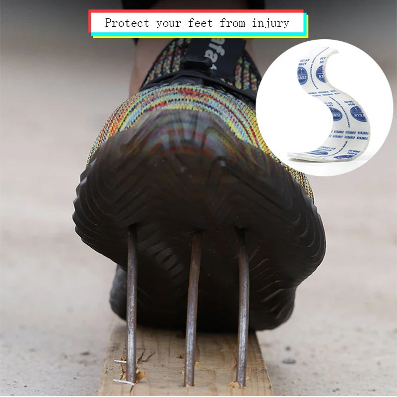 Рабочие защитные кроссовки легкие сверхсветильник кие на мягкой подошве для