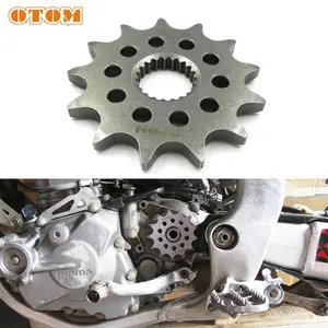 Передняя цепная Звездочка для мотоцикла OTOM, 520 цепей 13T, внедорожный питбайк, квадроцикл, эксклюзивные маленькие звездочки для HONDA CRF CR250 CRF450X