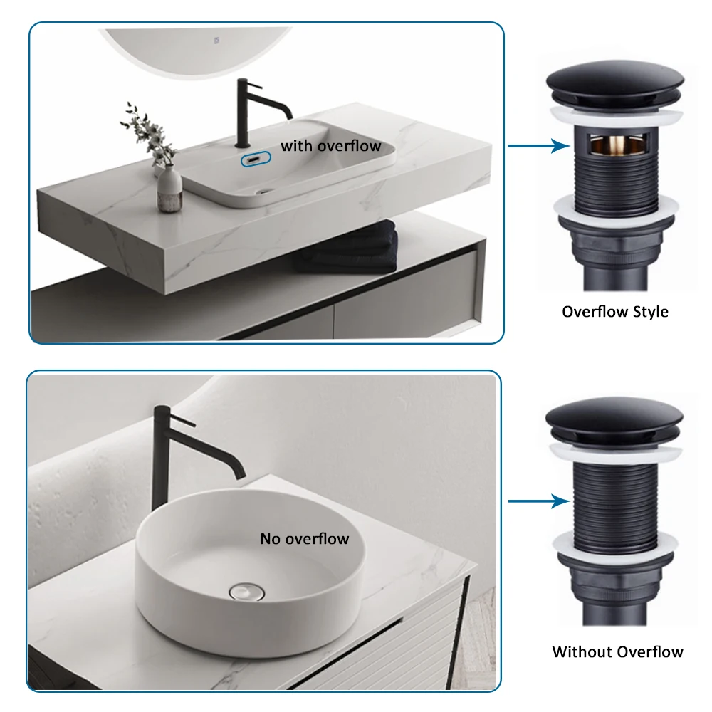 

New Siphon Horse Bathroom Sink Drain Pipe System Black/Brushed/Chrome Bathroom Faucet Bottle Trap Pop Up Filter Fixture Stopper