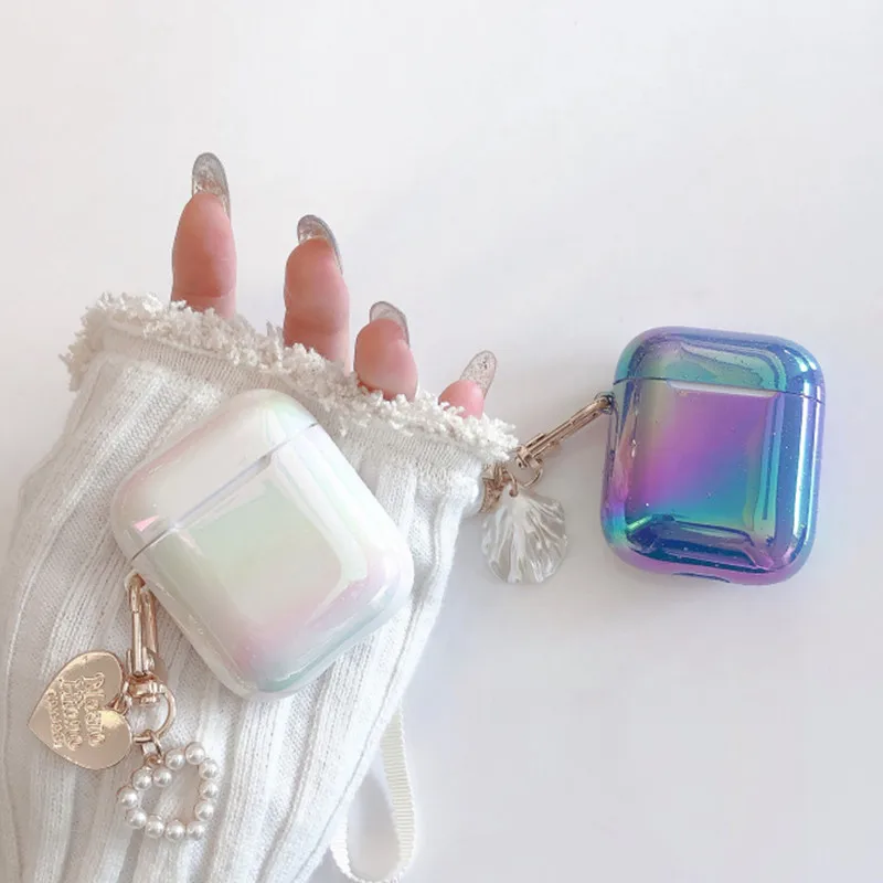 

Чехол для наушников airpods 1, 2 pro, с жемчугом