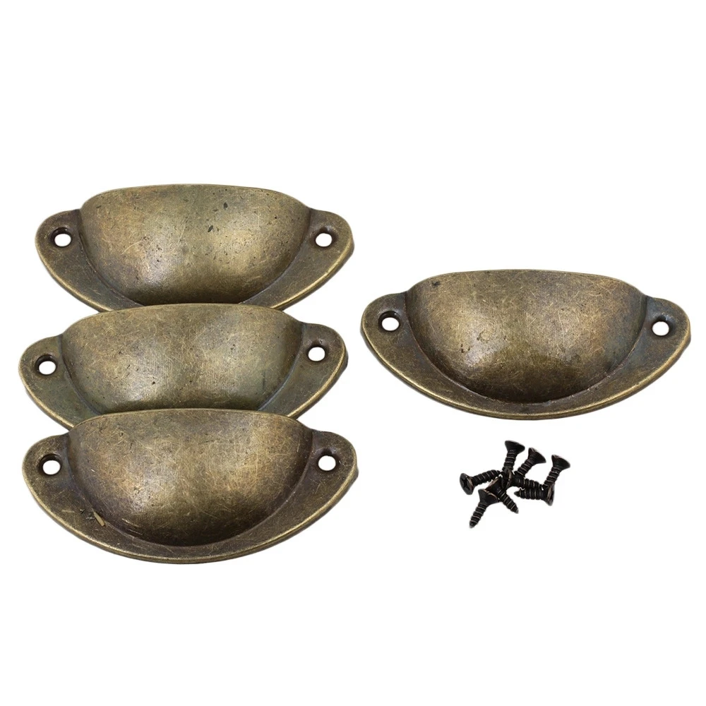 4 x желтая бронзовая фотосессия винтажная дверная ручка для выдвижного