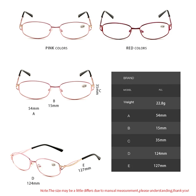 Женские модные очки для чтения ультралегкие Nerd диоптрические пресбиопические + 1