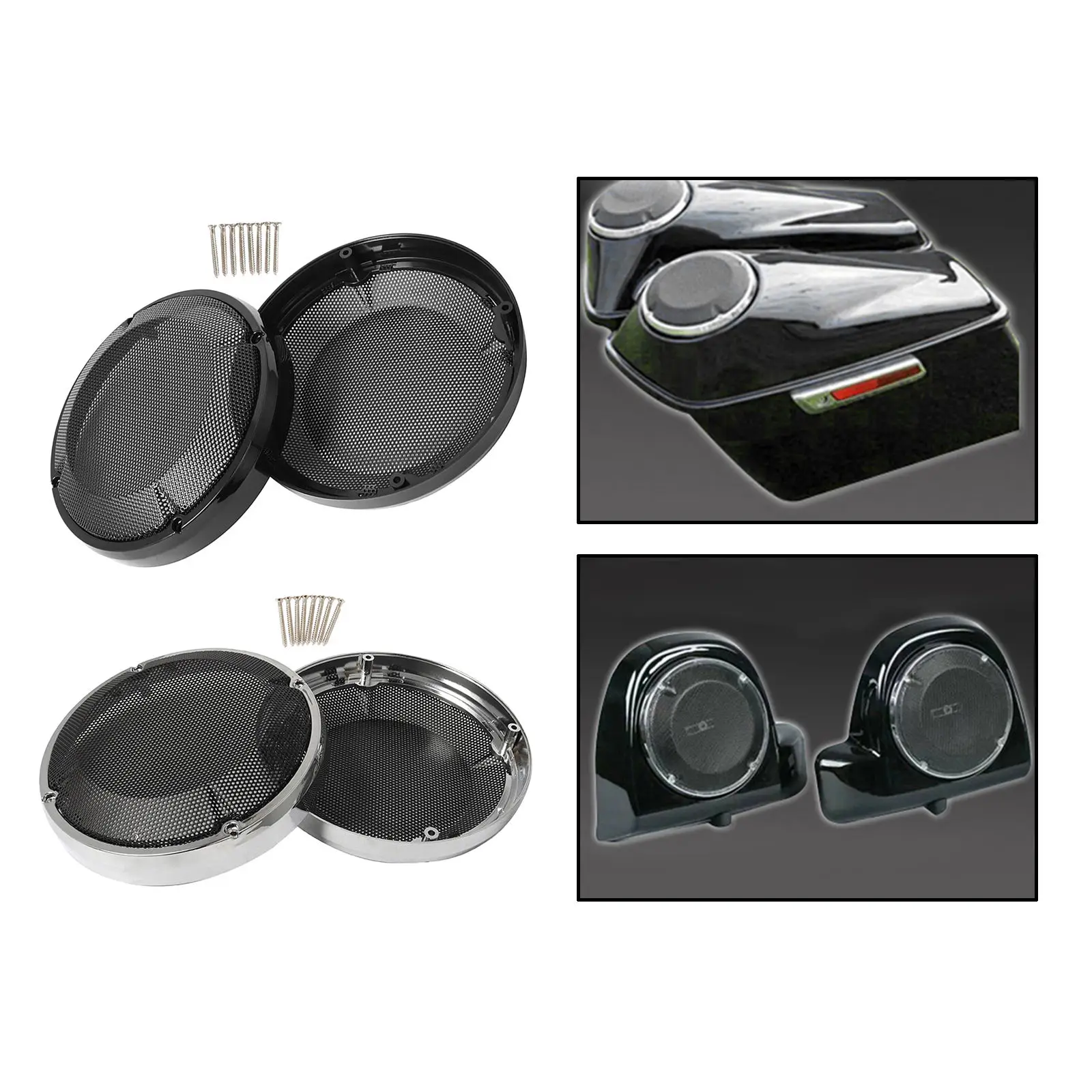 

Накладки на колонки для мотоцикла 6,5 дюйма, 2 шт.