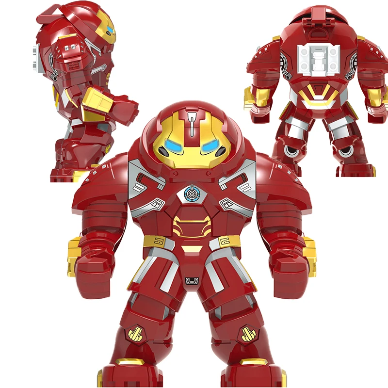 

Large size Crocodile Killer 10.5 cm Super Hero League Spider Thanos Star Jue Puppet Building Blocks Children's Toys