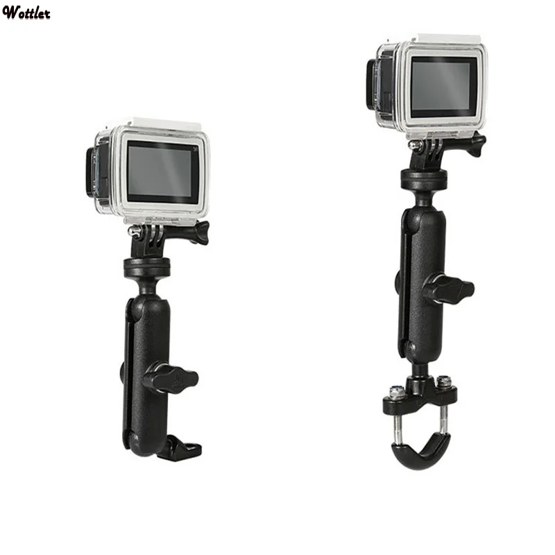 

Motorcycle Riding Camera Holder Rearview Mirror Adjustable Metal Fixed Bracket Stand For GoPro Hero 8/7/6 Action Cameras