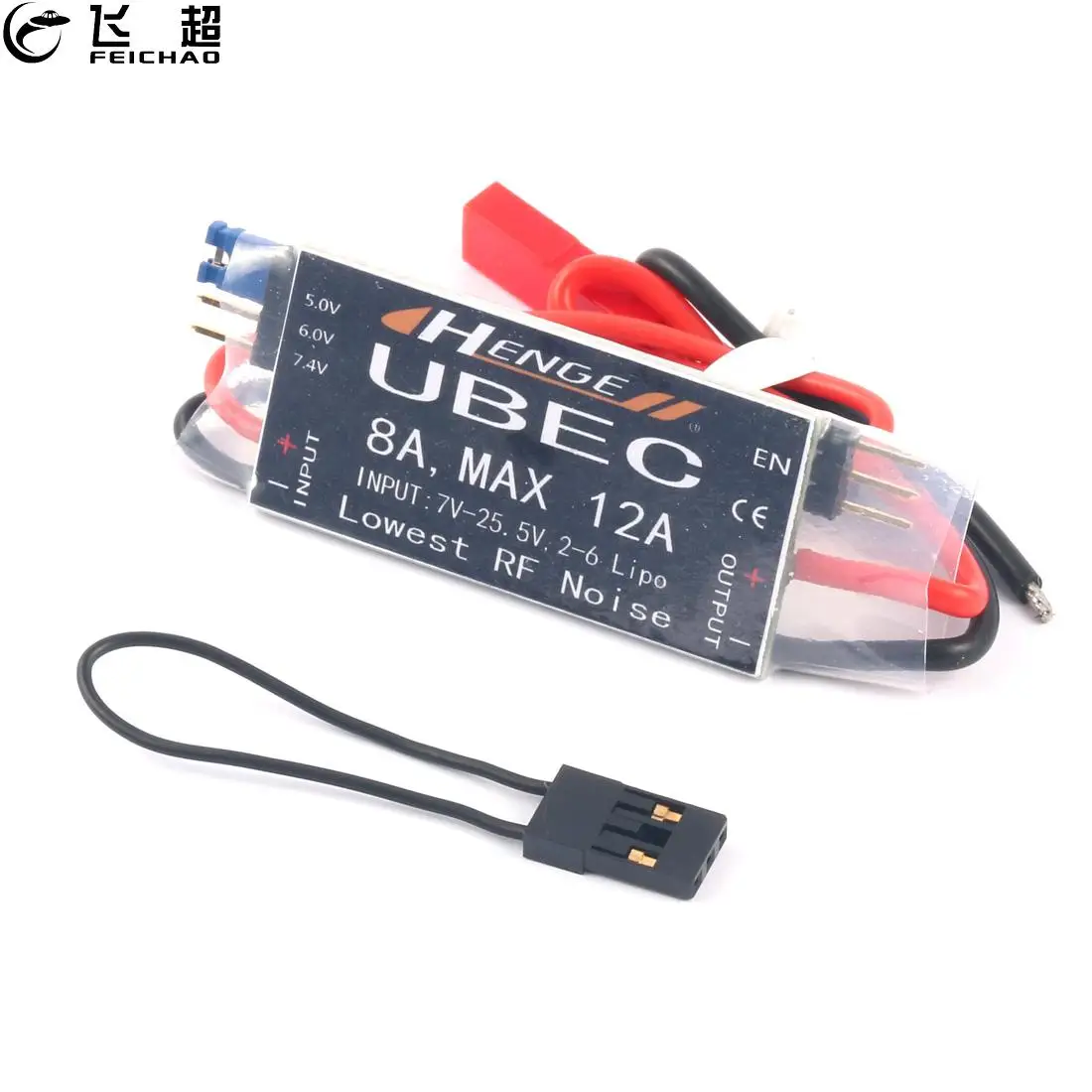 

FEICHAO 8A UBEC Output 5V / 6V 6A / 8A Max 12A Inport 7V-25.5V 2-6S Lipo/6-16 cell Ni-Mh Input Switch Mode BEC for RC Quadcopter