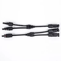 y branch parallel connection electrical solar connector photovoltaic 30a 1000v 2pcs solar panel cable wire connect 2 spanner
