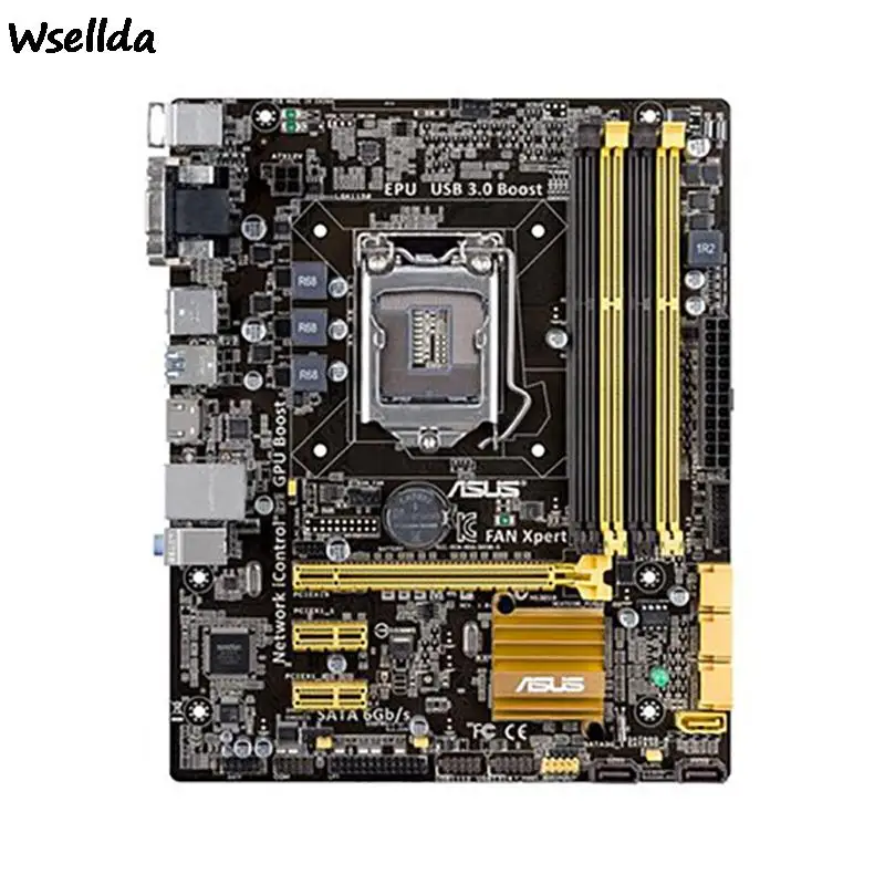 

Desktop Motherboard Is Suitable For Original ASUS B85M-G DDR3 Socket LGA 1150 Pcie 3.0 SATA 3 Solid State Integrated Motherboard