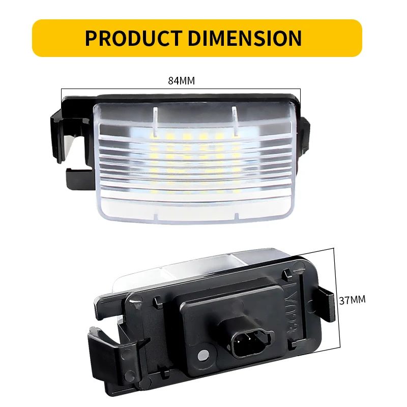 

2 шт. светодиодные лампы освещения номерного знака для Nissan Versa 4D 5D Livina GTR R35 Cube Z12 370Z Z34 Leaf для Infiniti G35 G37