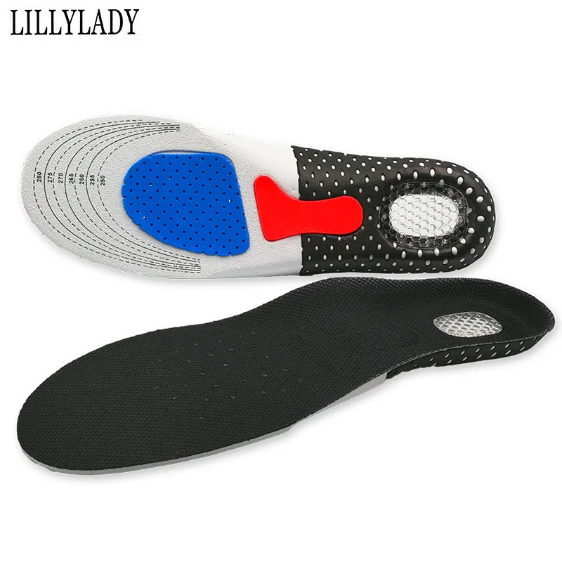 

Sport Running Silicone Gel Insoles for Feet Man Women for Shoes Sole Orthopedic Pad Massaging Shock Absorption Arch Support
