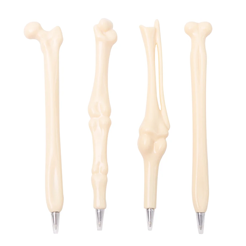 

5 pcs/lot Novelty Bone Shape Ballpoint Pen 0.7mm Ink Refill Writing Ball Pens School Office Stationery Gifts Supplies