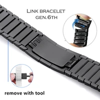 bracelet strap for iwatch series 7 stainless steel adjustable metal bracelet for apple watch band 42mm 38mm 40mm 44mm 41mm 45mm