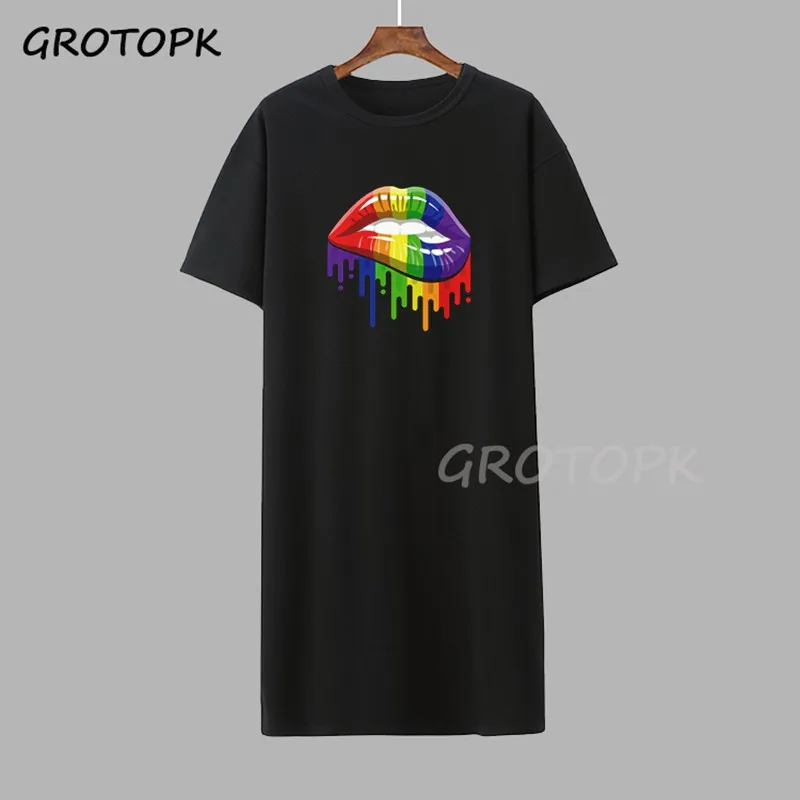 Пикантные женские туфли с рисунком в виде губ для женщин футболки рисунками из