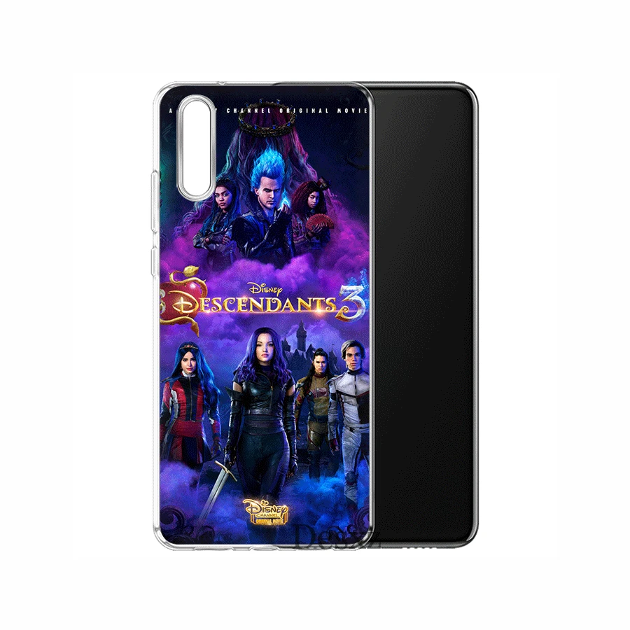 Чехол для мобильного телефона TPU huawei P30 P20 P10 P8 P9 Lite Pro P Smart Z Plus чехол потомки 3 |
