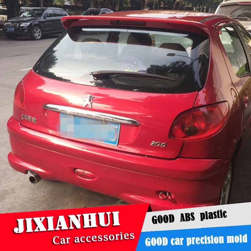 Спойлер для Peugeot 206 2006 2013 спойлер WXK из АБС пластика цветной задний автомобильного