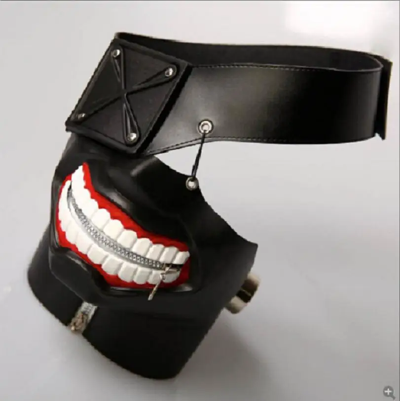 

High-Q Unisex Japanese Anime Tokyo Ghoul Masks Kaneki Ken Cosplay Costumes 3D Mask Halloween Skull Masks & Eyewear