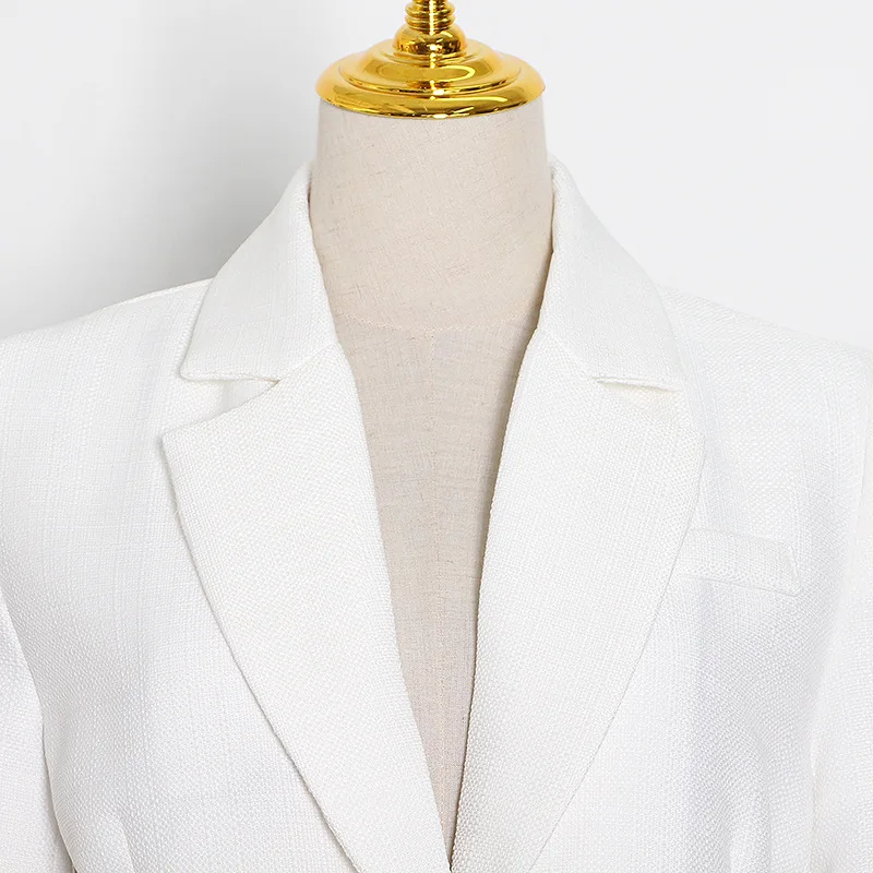 

JCHB 2021 Single Women Breasted Autumn Bowknot Blazer Casual Blazer Coat