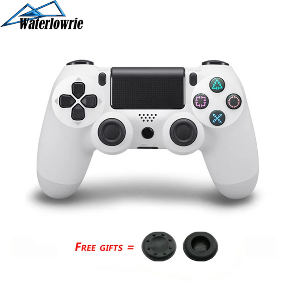White Controller Джойстик PS4 для iPhone сони плейстейшен 4 геймпад Dualshock 4 ПК геймпад, Беспроводной Bluetooth Контроллер для Playstation 4 игры джостик консоли - Цвет: White Controller