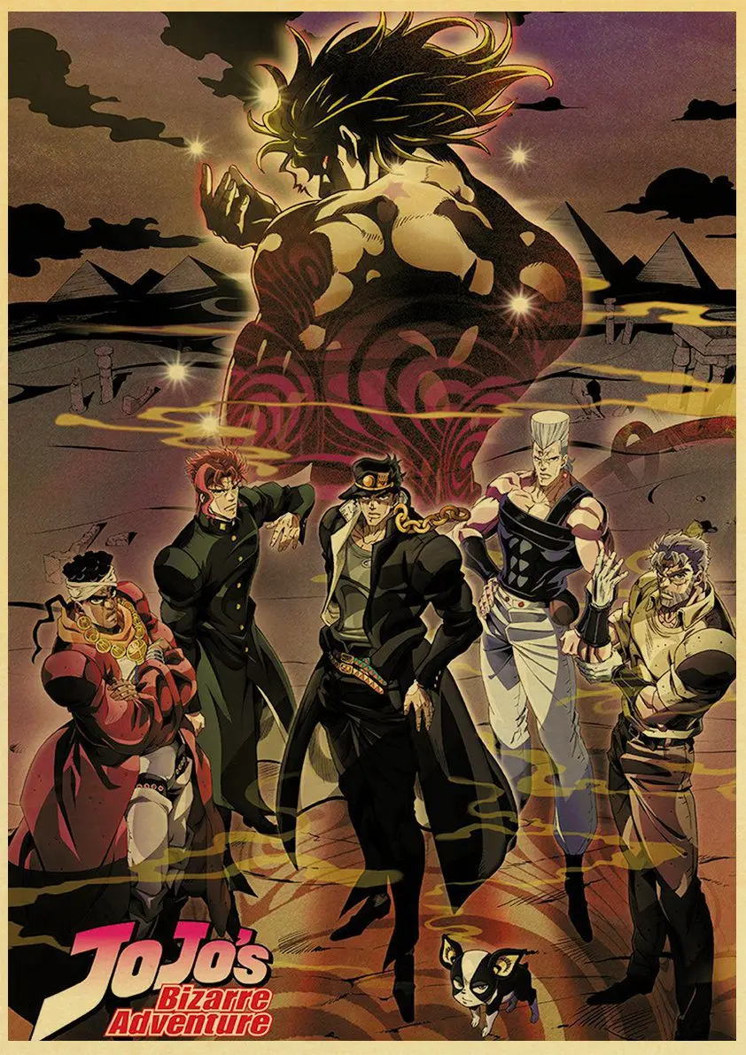 Новый Ретро аниме постер супергерой постеры для фильмов cudi постер/винтажная