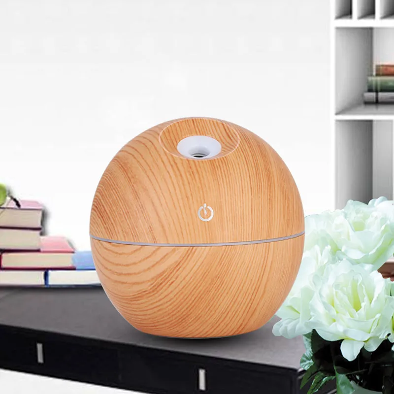 

130ml USB Aroma Essential Oil Diffuser Ultrasonic Mist Humidifier Air Purifier 7 Color Change LED Night light for Office Home