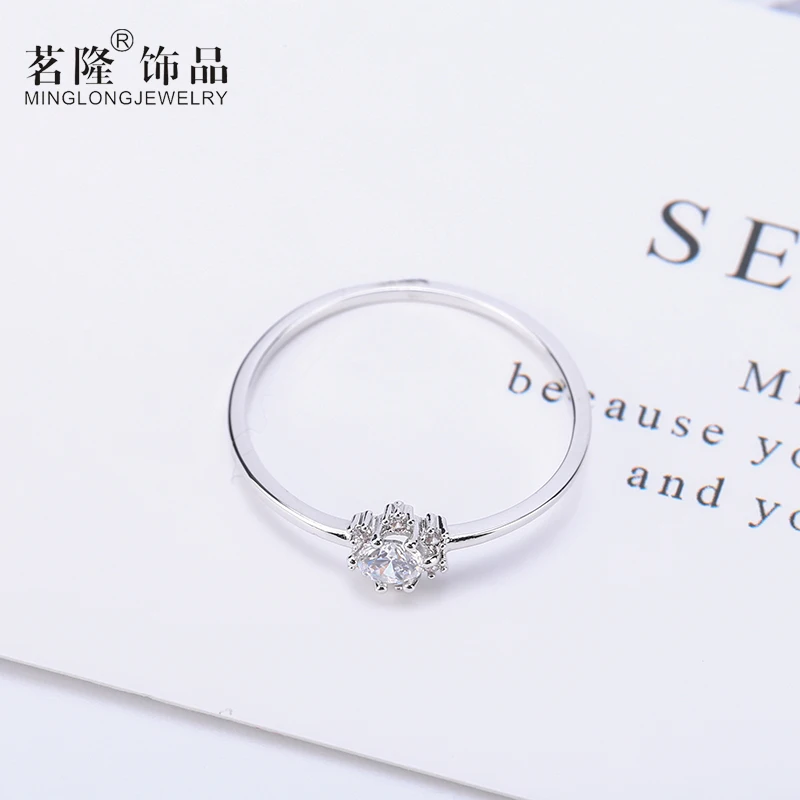 Обручальное кольцо обручальные когти дизайн Лидер продаж кольца для женщин AAA