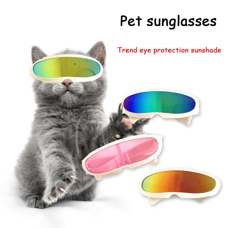 

Cat sunglasses pet supplies animal supplies dog accessories fashion accessories kitten lenses sun photo props laser sunglasses