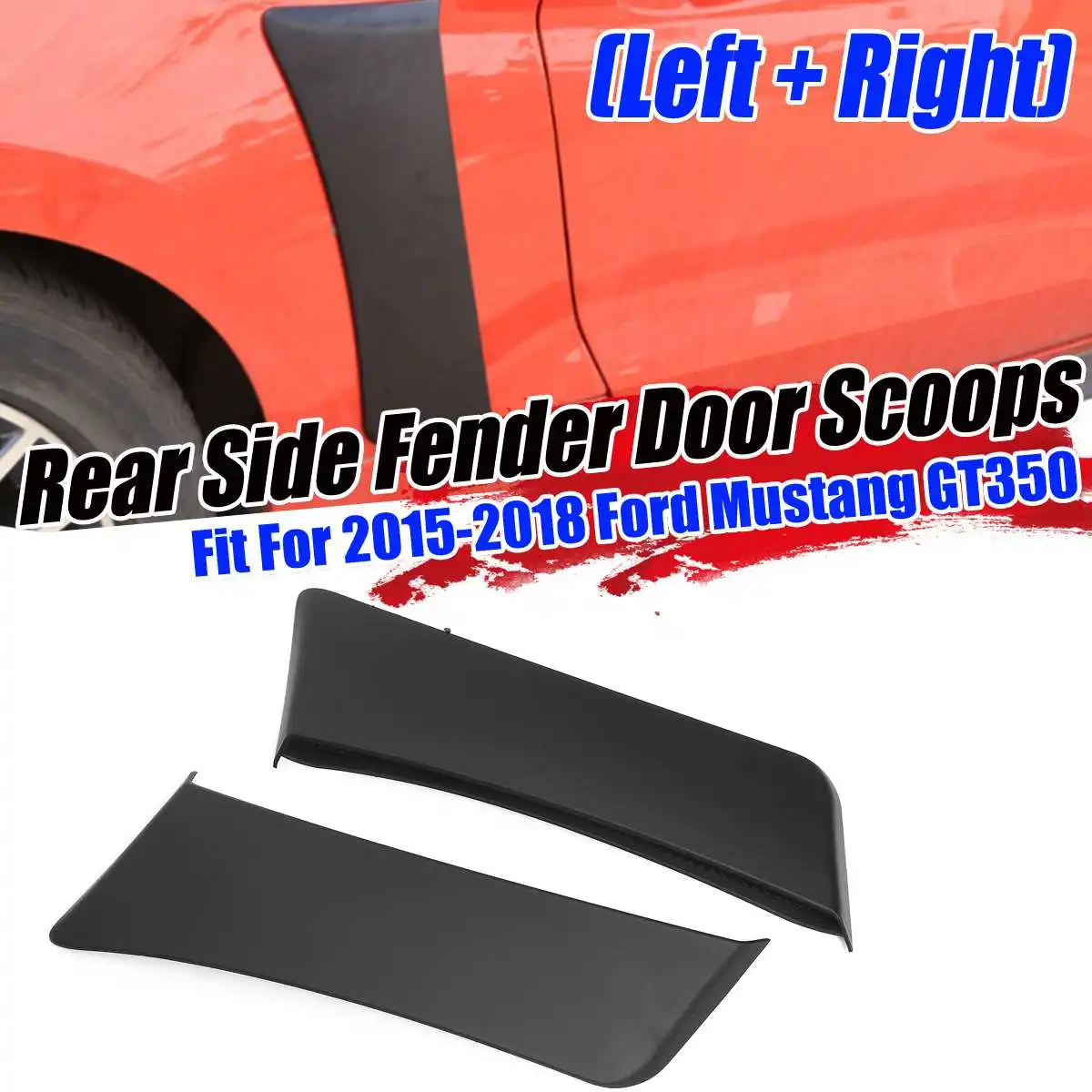 2 шт. передняя/задняя сторона автомобиля для крыла двери совки пластины Ford Mustang GT350