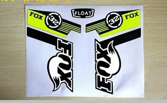 Фокс завод поплавок 32 горный велосипед вилка наклейка MTB скорость вниз DH AM XC резные велосипед Водонепроницаемый передняя вилка наклейки пленки