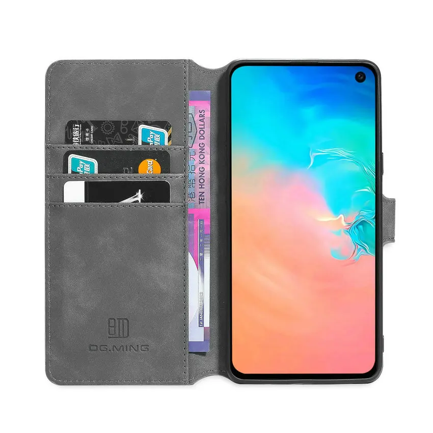 DG. MING Флип кожаный чехол для samsung Galaxy Note10 + S9 S8 S7 Edge Ретро кошелек S20 Ultra S10 Plus |