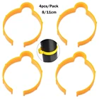 FOSHIO 4 шт. виниловая пленка для автомобиля из углеродного волокна рулон пленки зажим кольцо окно оттенок наклейка наклейки зажим обруч для хранения петли авто аксессуары