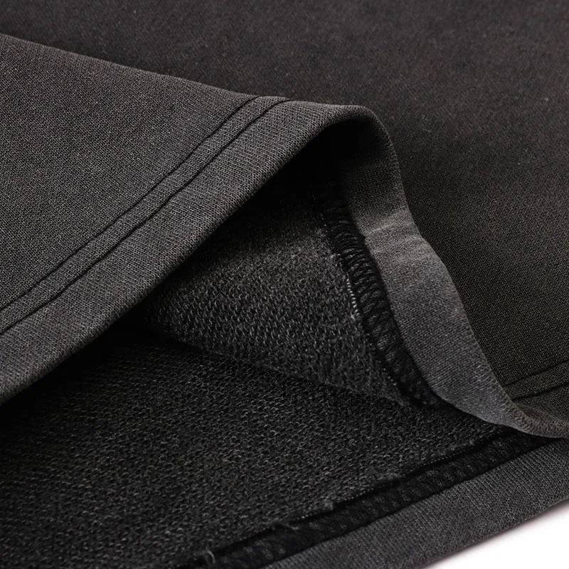 

Hip Hop Retro Sweatshirt Pullover 2020 Men Streetwear Harajuku Skeleton Lightning Print Washed Sweatshirt Cotton Loose Pullover