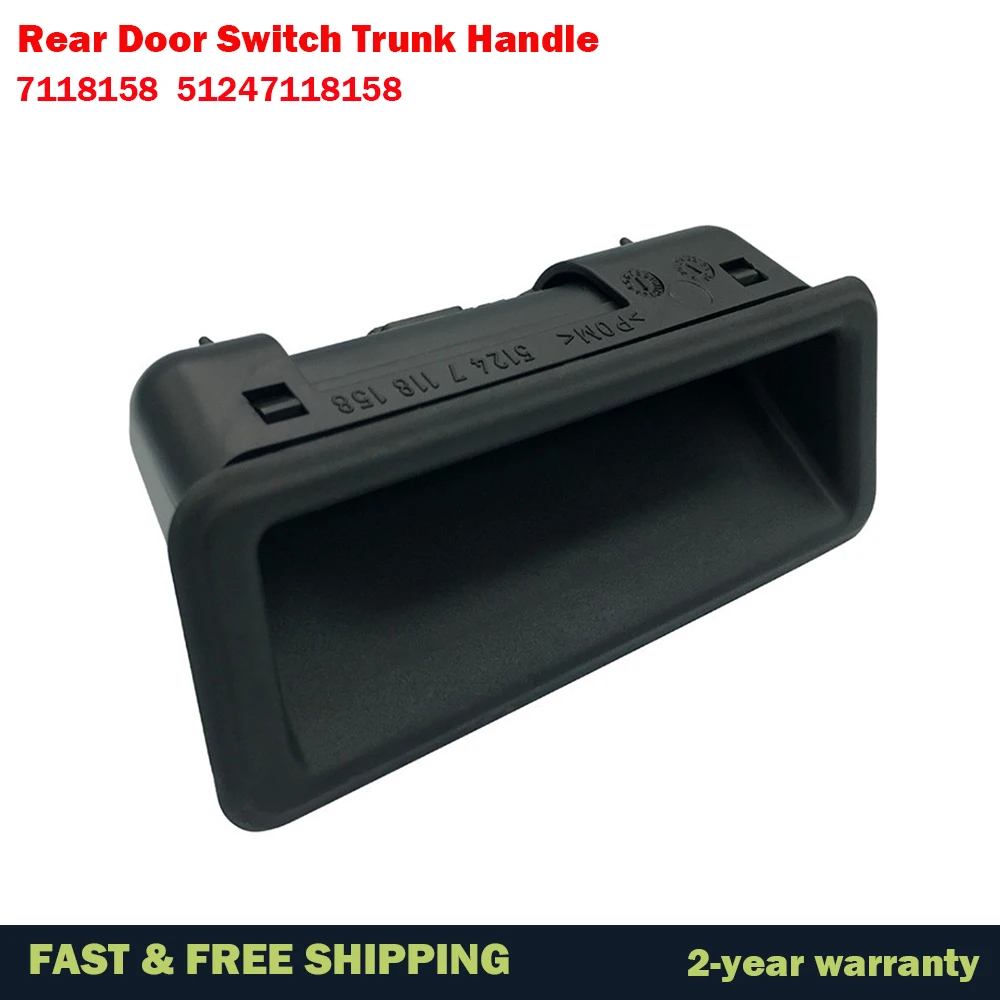 51247118158 Car Boot Handle Trunk Control Release Switch For BMW E60 E61E70 E71 E72 E84 E88 E90 E91 E92 E93 2003-2013 7118158