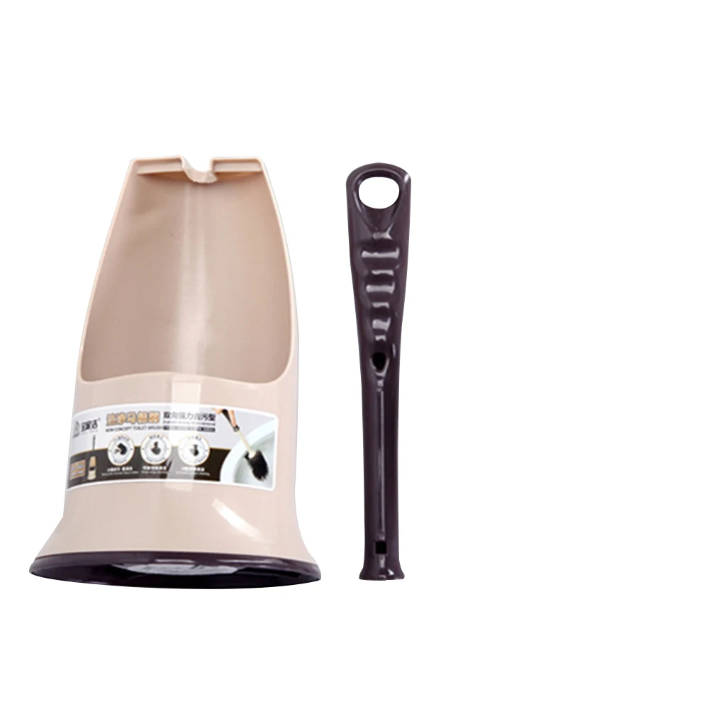 

Toilet Brush and Holder Set Silicone Bristles Bathroom Cleaning Bowl Brush 2