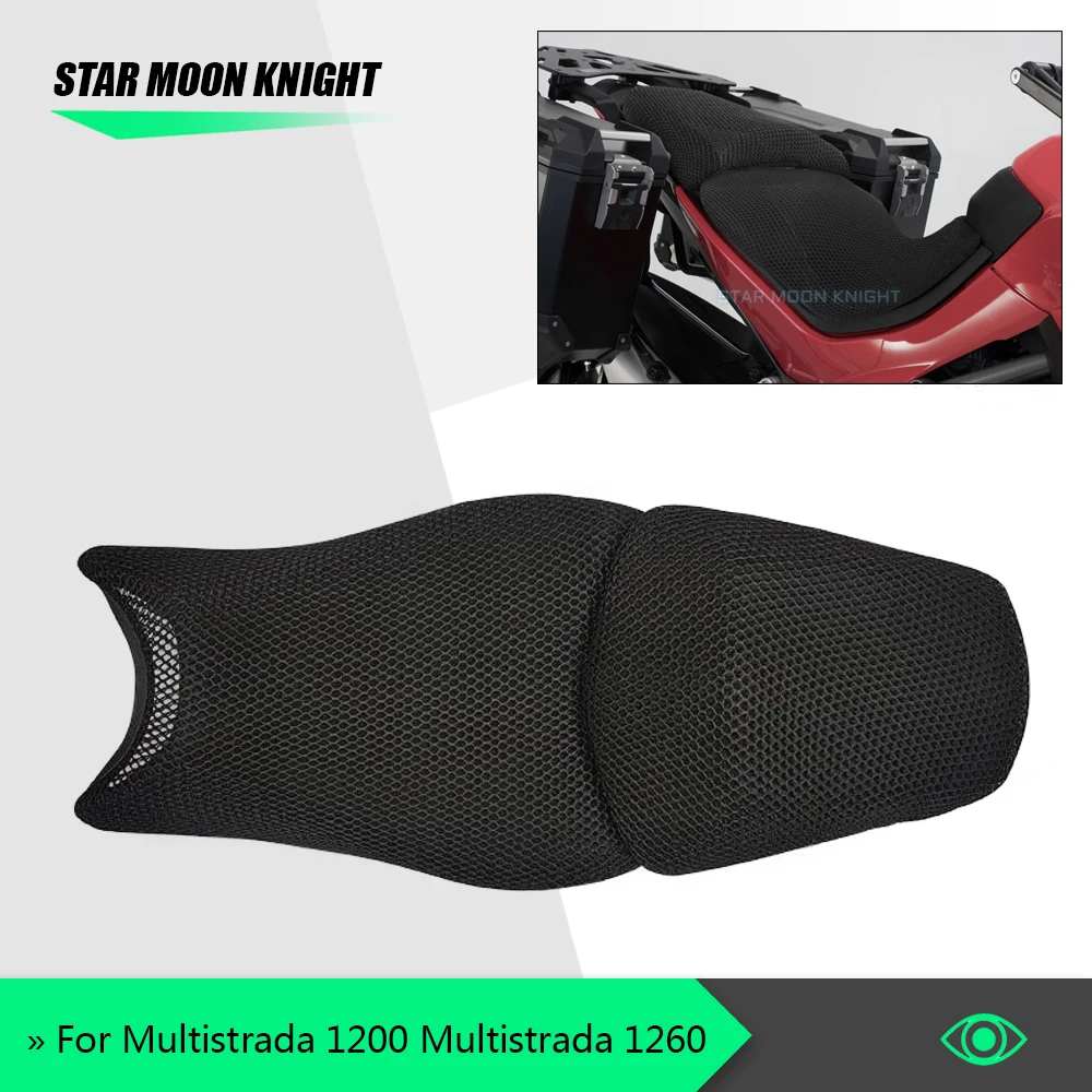 

Motorcycle Accessories Protecting Cushion Seat Cover For DUCATI Multistrada 1260 1260S MTS 1200 S Nylon Fabric Saddle Seat Cover
