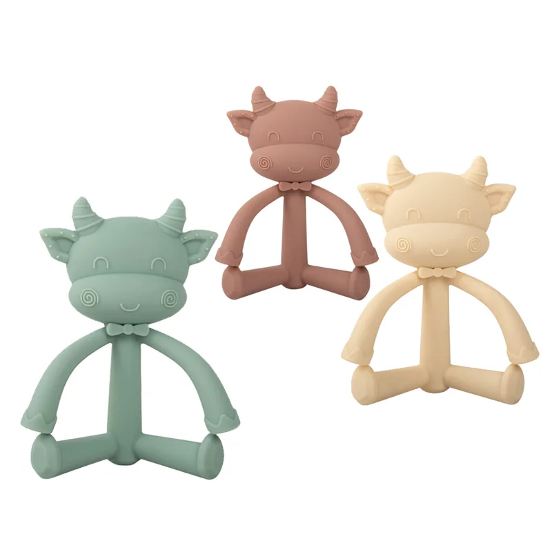 Прорезыватель для зубов детский трехмерный из пищевого силикона | Мать и ребенок