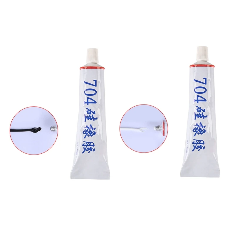 

704 Быстросохнущий силиконовый клей водонепроницаемый клей для электронных компонентов уличные лампы уплотнение склеивание изоляция