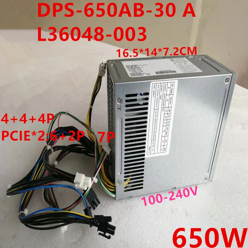 

New Original PSU For HP 800 Z2 G4 4Pin 650W Switching Power Supply DPS-650AB-30 A L36048-003 L36049-003 L57253-003