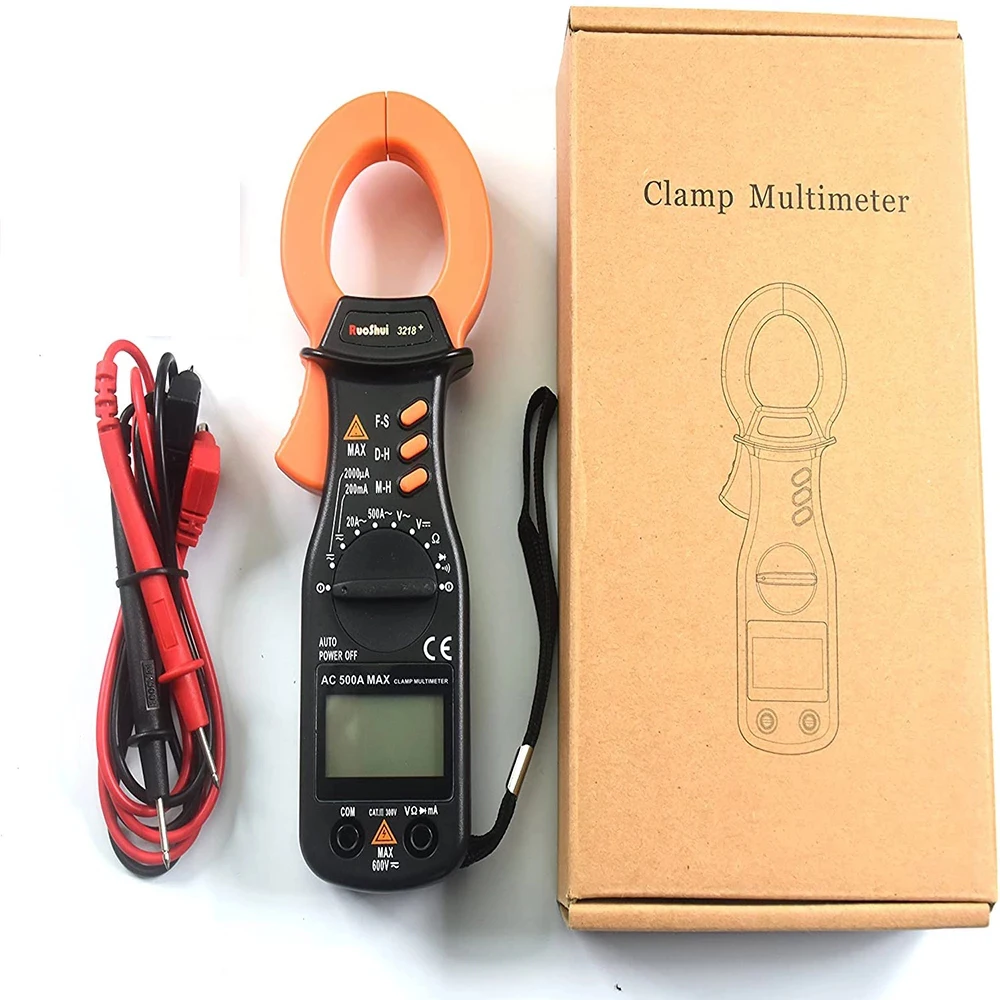RuoShui 3218 + Цифровые токоизмерительные клещи горячая Распродажа Профессиональный