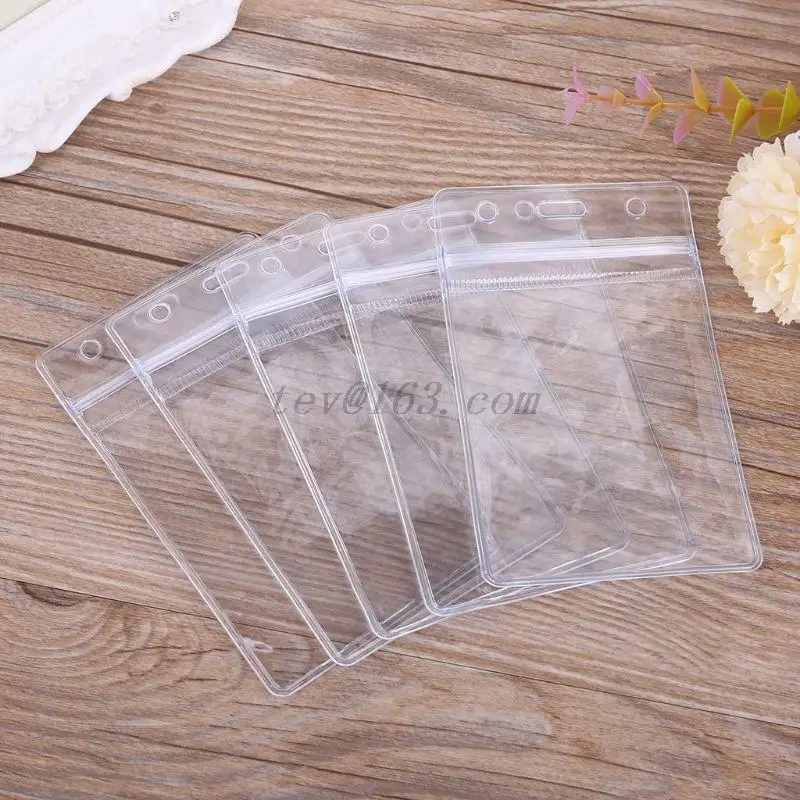 Фото 5 Pcs Unisex Popular transparent Clear PVC Plastic Badge Work Exhibition ID Name Waterproof Card Holders Багаж и сумки 5 Pcs Unisex Popular transparent Clear PVC Plastic Badge Work Exhibition ID Name Waterproof Card Holders Багаж и сумки