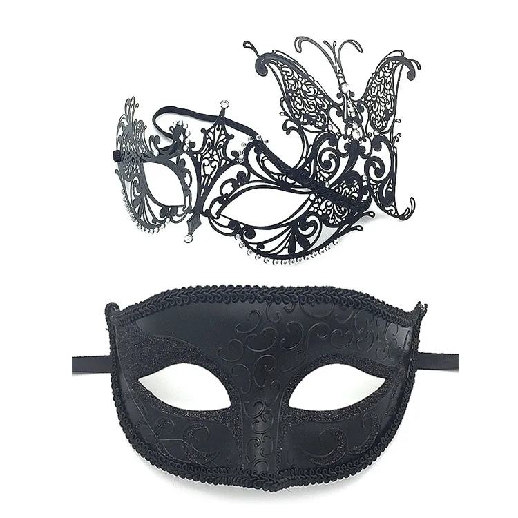 Металлическая железная художественная маска Женская Девушка Вечерние косплей