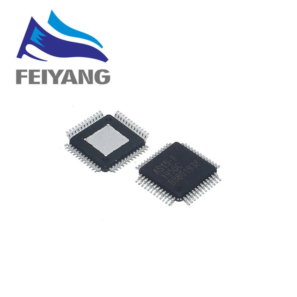 5 шт. AS15 F AS15F G AS15G QFP48 Оригинальный ЖК чип E CMOS AS19 H1G|chip as15| |