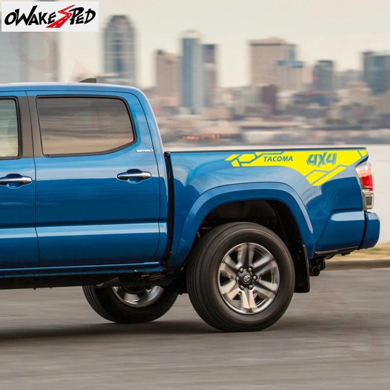 2 шт. наклейки для стайлинга автомобилей Спортивная 4x4 графика авто хвост сделай