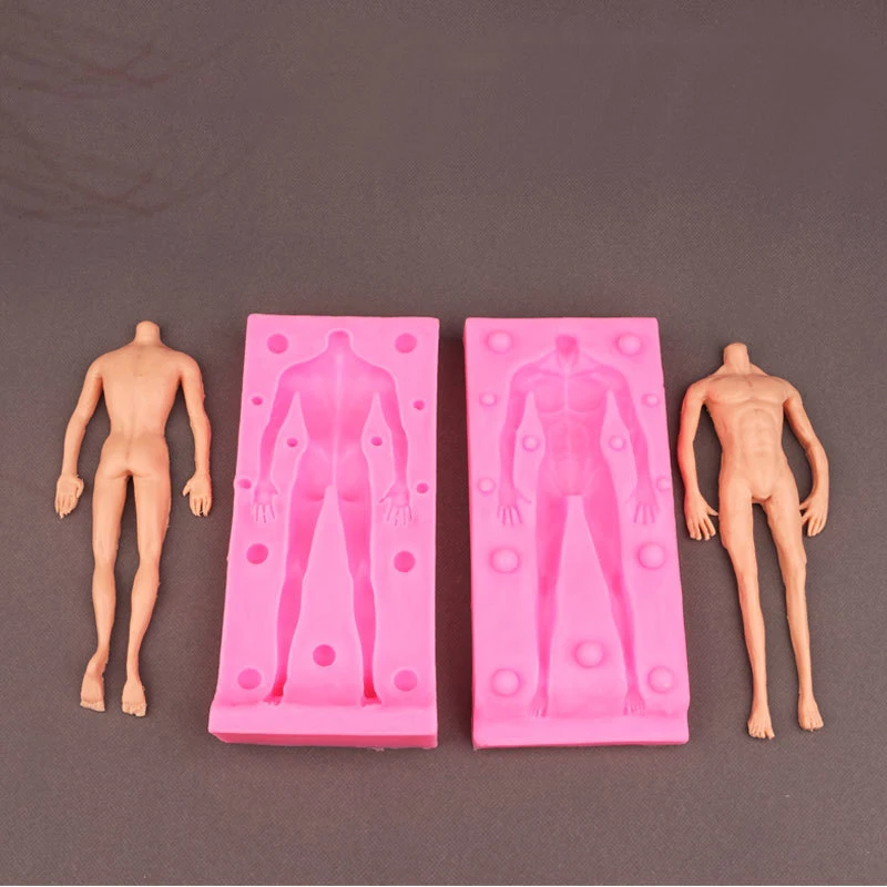 Ультра светильник глины кукла из помадки силиконовой тела пресс форма ультра