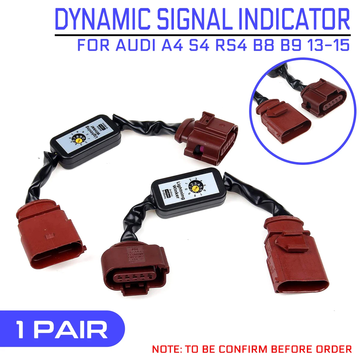 

Динамический дополнительный модуль, 2 шт./компл., жгут проводов, светодиодный индикатор поворота, задний фонарь для Audi A4 S4 RS4 B8 B9 2013 2014 2015